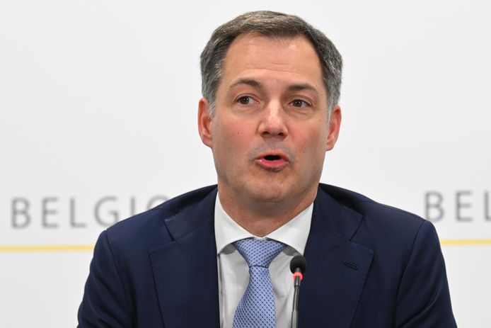 Le Premier ministre, Alexander De Croo.