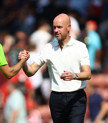 Erik ten Hag haalt opgelucht adem na moeizame zege zwak Manchester United: ‘We hebben ons lesje geleerd’