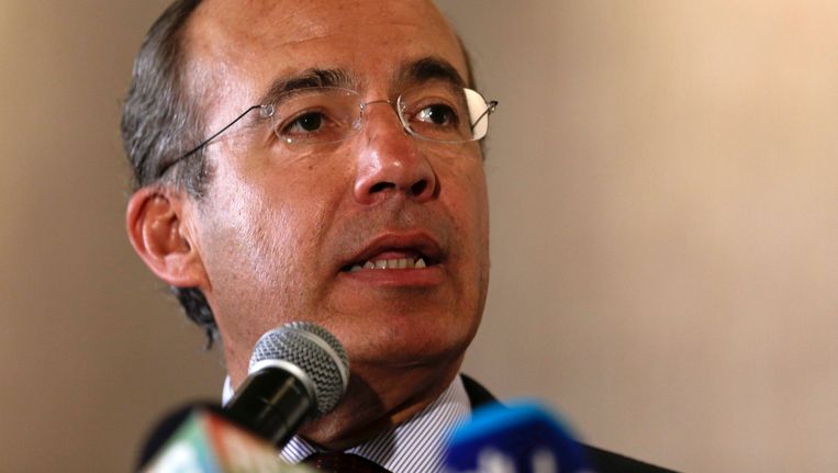 Felipe Calderon, de voormalige president van Mexico. Beeld AP