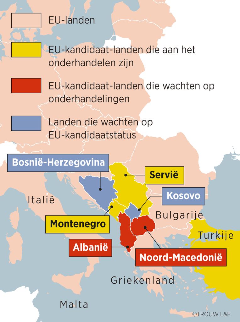 Hoe En Waarom De Eu Seinen Voor De Westelijke Balkan Op Rood Kwamen Te Staan Trouw