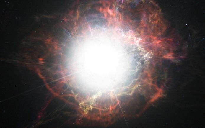 Een supernova. Beeld ter illustratie.