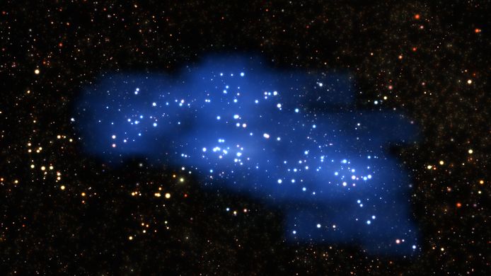 Het protosupercluster Hyperion.