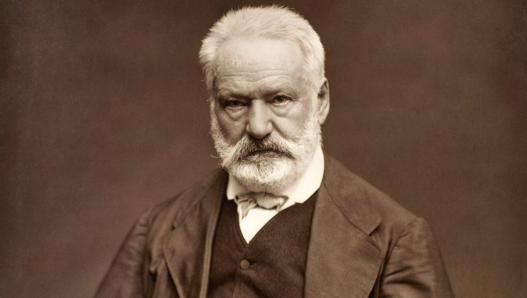 Victor Hugo op een foto van Étienne Carjat uit 1876. Beeld  Bibliothèque nationale de France 