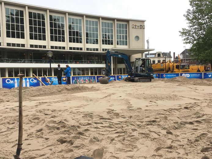 Ook in 2017 streek de Eredivisie Beach op het Lucas Bolwerk neer.