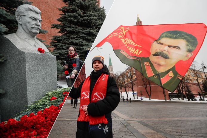 Illustratiebeeld verheerlijking Stalin, Rusland