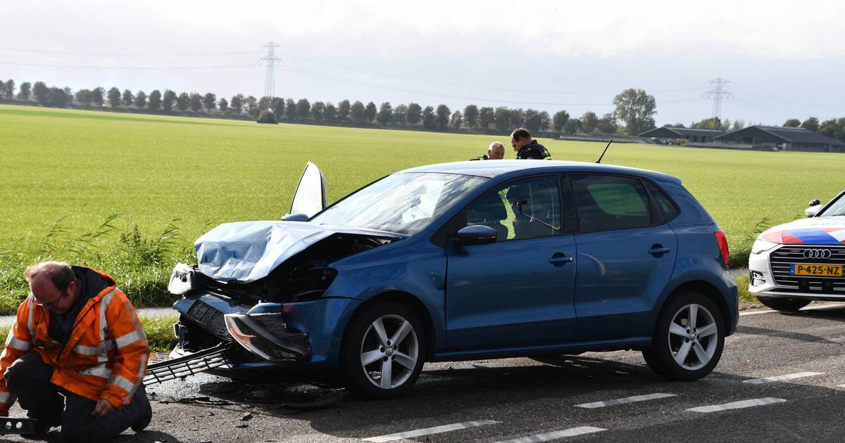 Gewonden bij botsing bij Krabbendijke.