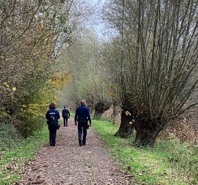 De man werd gearresteerd in een natuurgebied naast de E17