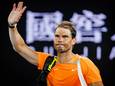 De laatste keer in actie: Nadal ging er op de Australian Open met last aan de heup uit tegen de Amerikaan Mc Donald.