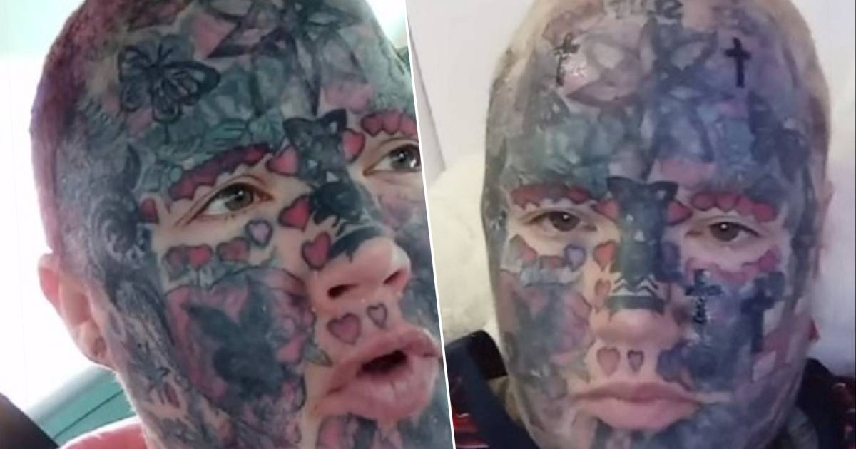 Melissa (45) is hardly welcome anywhere because her face is full of tattoos |  Abroad