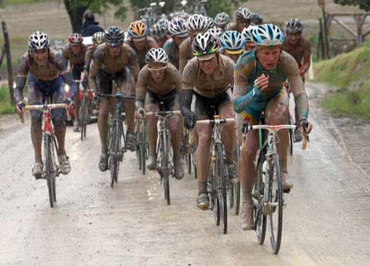 De Strade Bianche-rit naar Montalcino is verraderlijk voor het klassement.
