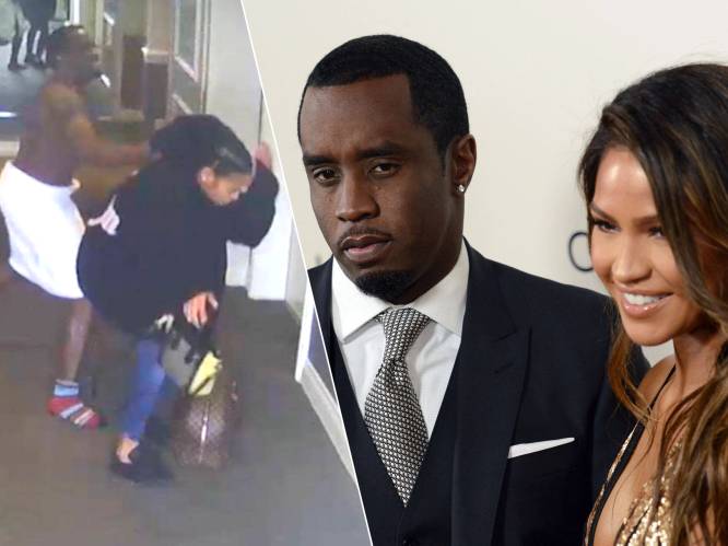 Schokkende bewakingsbeelden tonen hoe halfnaakte P.Diddy zijn toenmalige vriendin molesteert in hotelgang