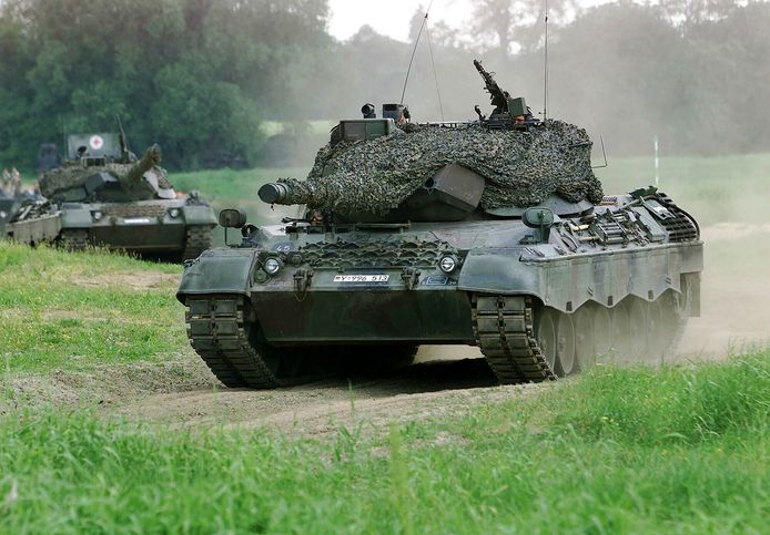 Archiefbeeld van een Duitse Leopard 1-tank.