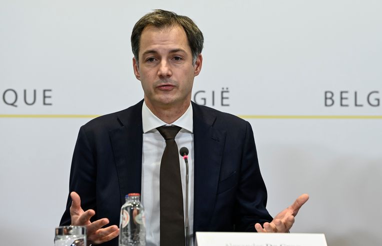 Premier Alexander De Croo Beeld AP