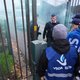 ▶ Politievakbonden clashen met agenten voor ingang Open Vld-congres in Brussel