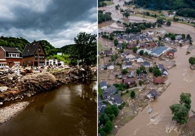 Overstromingen in ons land, Nederland en Duitsland waren dit jaar op één na duurste natuurramp ter wereld