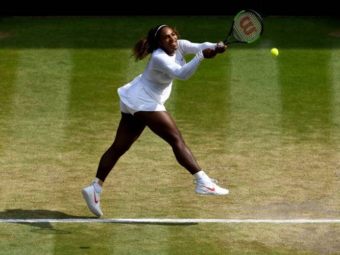 Serena Williams soeverein naar tiende finale op Wimbledon