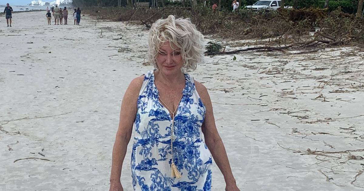 Brabantse modediva Marjan Strijbosch ontsnapt aan orkaan Ian: ‘Heel erg ...