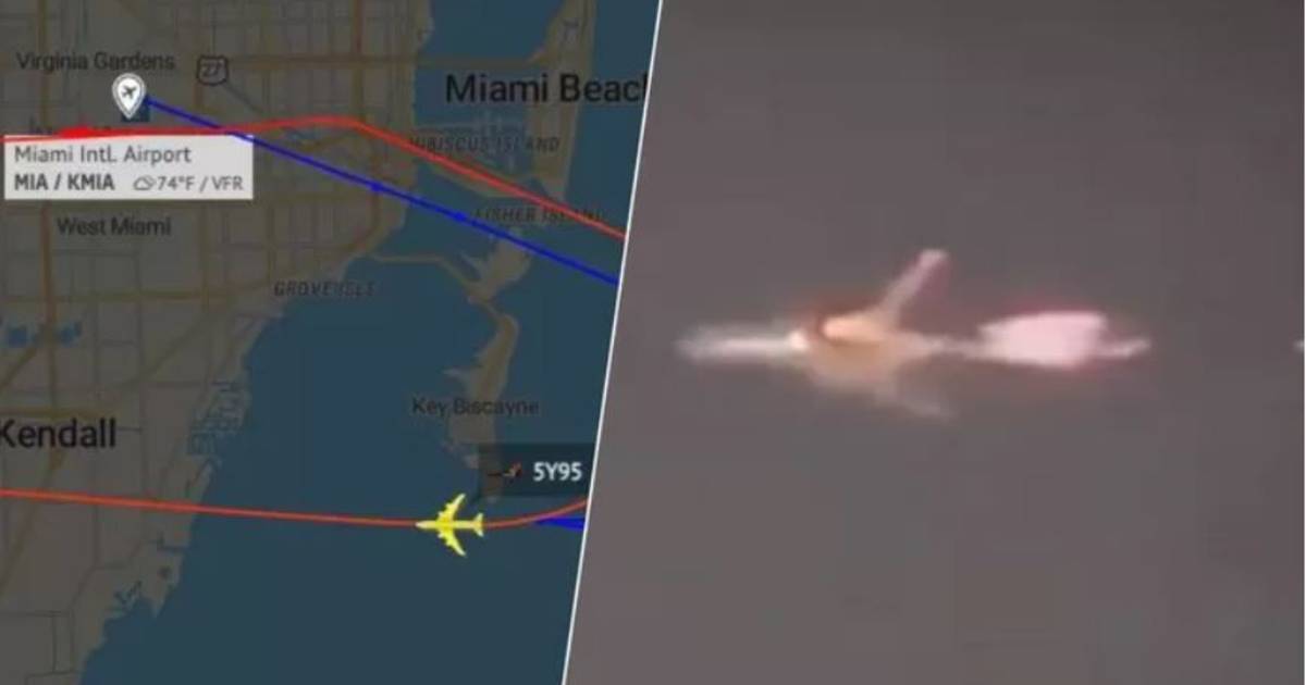 “Oh mio Dio, sta andando a fuoco”: l'aereo cargo Boeing è costretto a effettuare un atterraggio di emergenza a Miami |  mondo