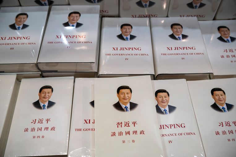 Van Xi’s boek zijn miljoenen exemplaren verkocht, maar niemand lijkt ze te hebben gelezen. Beeld Getty