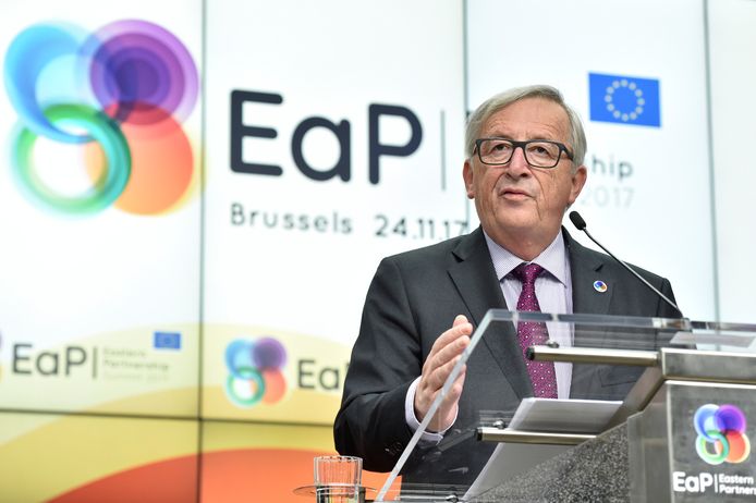 De voorzitter van de Europese Commissie Jean-Claude Juncker