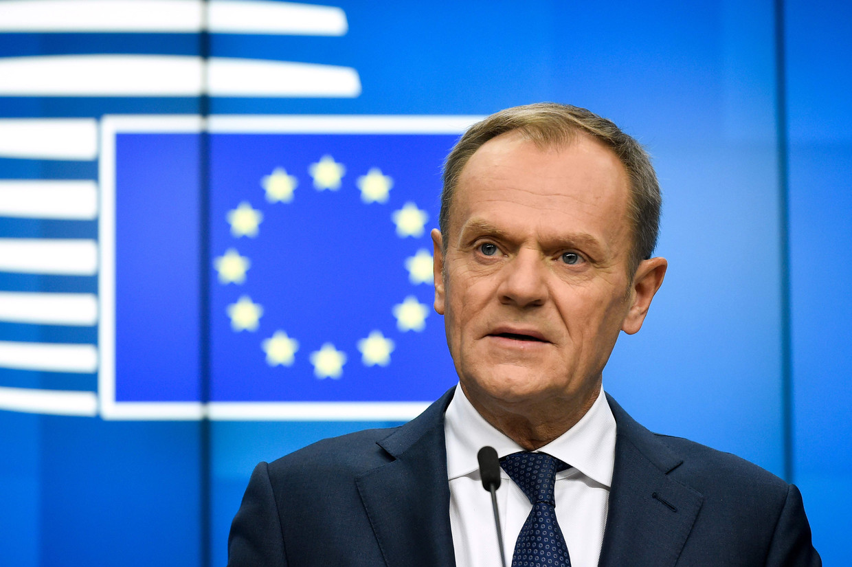 EU-president Donald Tusk Beeld AFP