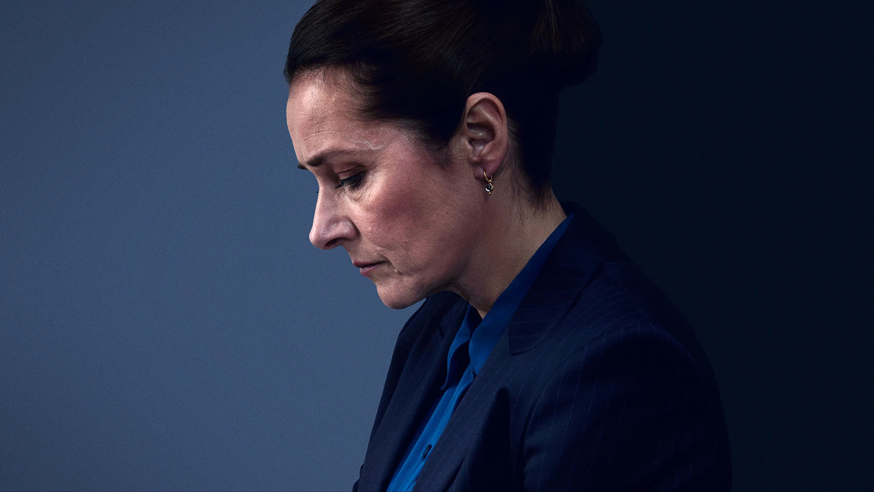 Sidse Babett Knudsen in 'Borgen: Power & Glory' Beeld TMDb