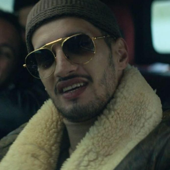 De Algerijnse rapper Abderraouf Derradji