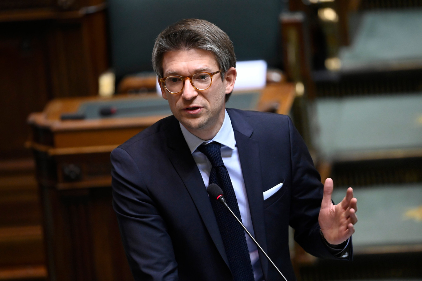 Pierre-Yves Dermagne, le ministre fédéral de l’Economie et du Travail (PS).