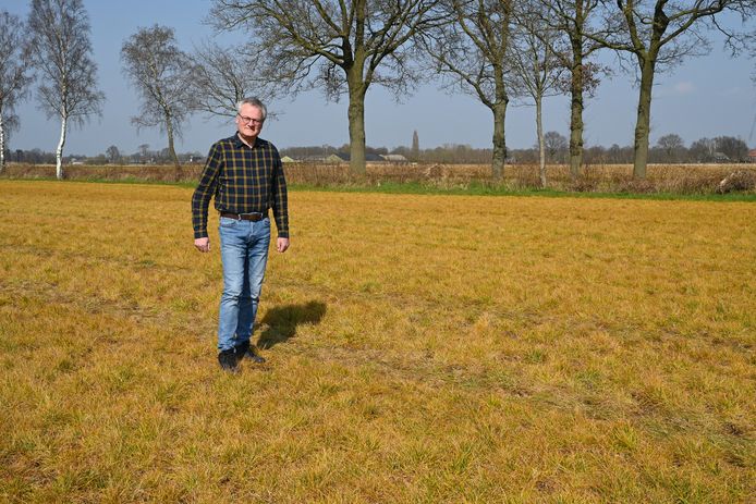Millennial Marc Pieterse on a field treated with Roundup.