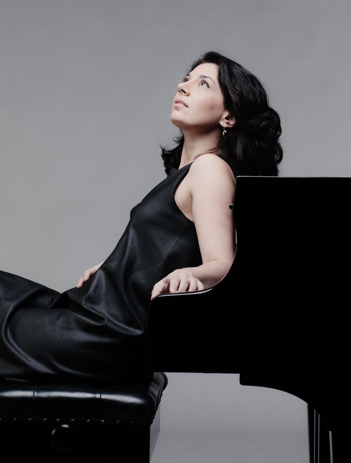 Nino Gvetadze, pianist. 
Photo : Allard Willemse