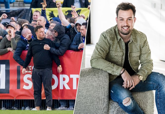 Lothar Callaerts was te zien tussen de rellende supporters op de wedstrijd Union-Beerschot