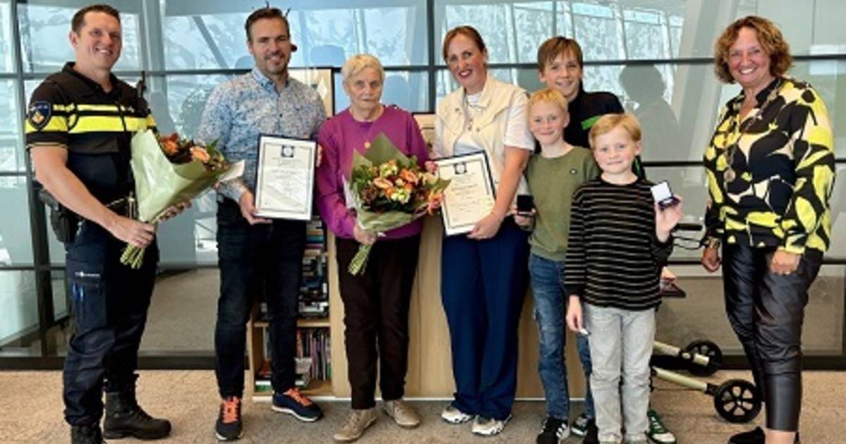 Alphen zet heldhaftige redders in het zonnetje: bronzen medaille voor duo
