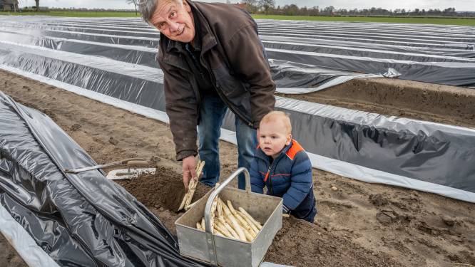 Te koud voor asperges? Bij René liggen ze al op het bord