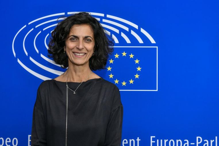 Marie Arena, Europees Parlementslid voor de PS. Het kantoor van haar medewerker werd doorzocht door de politie. Beeld Getty