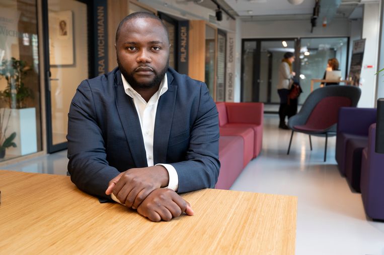 Mpanzu Bamenga, advocaat en raadslid van D66 in Eindhoven.  Beeld Hollandse Hoogte /  ANP