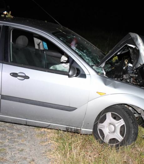 Automobilist crasht tegen boom bij Sluis