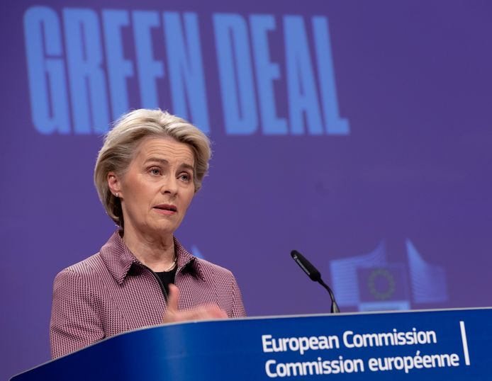 La présidente de la Commission européenne Ursula von der Leyen.