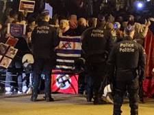 Un drapeau nazi aperçu lors d’une manifestation pro-palestinienne à Bruxelles: “Ça fait mal aux tripes”