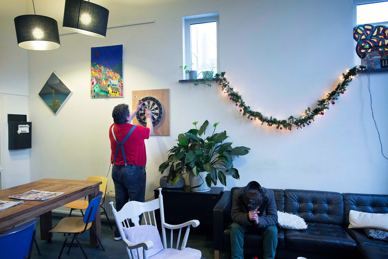Een opvanghuis voor psychiatrische patiënten in Utrecht.  Beeld Werry Crone
