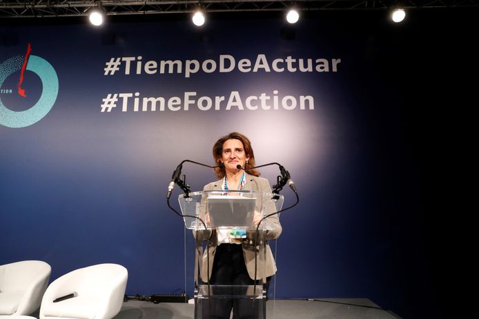 Spaans milieuminister Teresa Ribera.