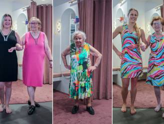 Nooit te oud om te (defi)leren... Maria (92), Rosa en Marie-Thérèse (90) showen strandmode: “Op onze leeftijd mogen we er nog best zijn, hé?” 