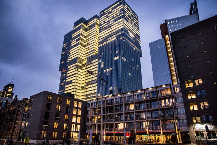 De Rotterdam, waar de Dienst Stadsontwikkeling van de gemeente Rotterdam huist.