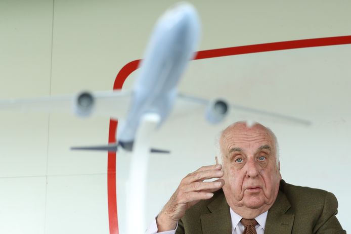 Etienne Davignon op archiefbeeld uit 2018 als voorzitter van de raad van bestuur van Brussels Airlines.