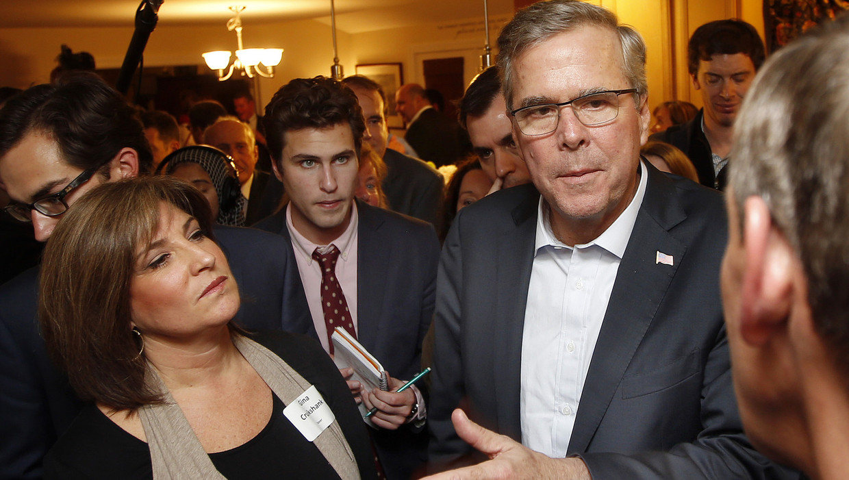 Voormalig gouverneur van Florida, Jeb Bush. Beeld ap