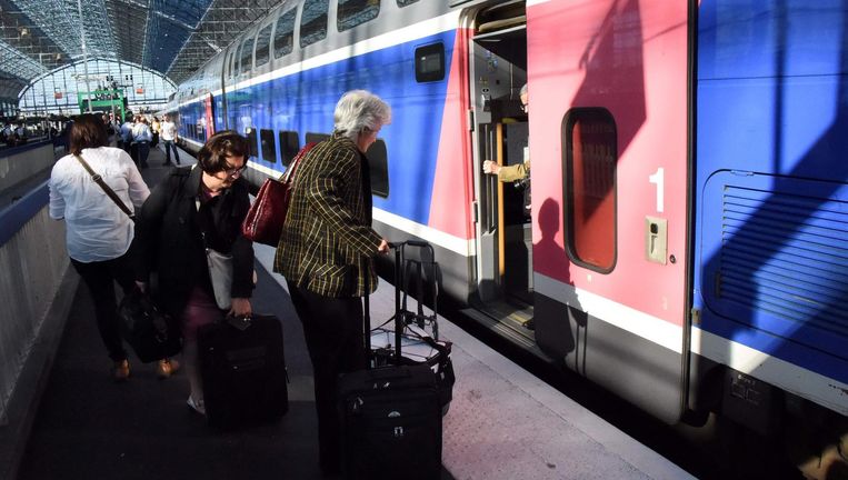 Dankzij een nieuwe hogesnelheidslijn kost de reis Parijs-Bordeaux nog maar twee uur. Beeld AFP
