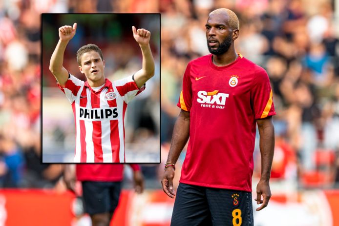 Ryan Babel en Ibrahim Afellay.