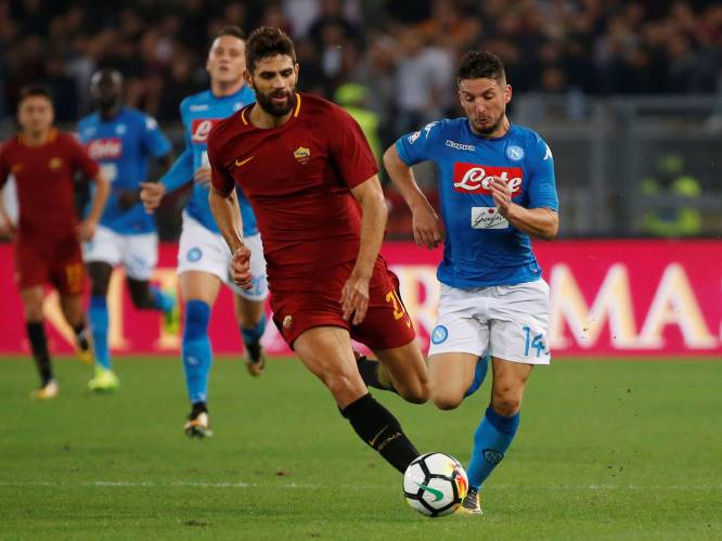 Napoli behoudt maximum van de punten na nipte overwinning tegen AS Roma