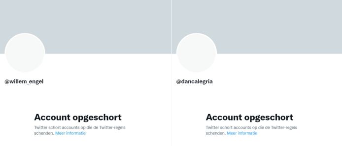 De opgeschorte Twitter-accounts van Willem Engel