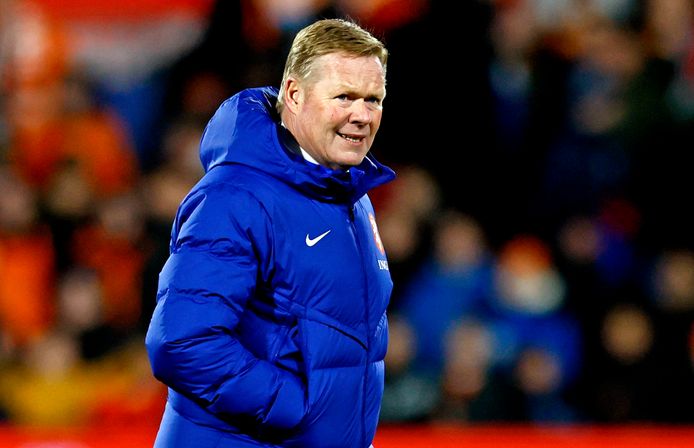 Ronald Koeman zag Oranje met 3-0 winnen van Gibraltar.