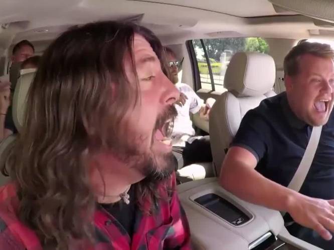 VIDEO: Foo Fighters laten zich gaan in nieuwe Carpool Karaoke (maar zijn ze even goed als deze artiesten?)